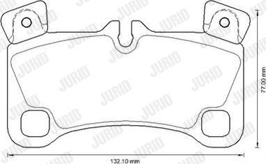 Jurid 573339JC - Гальмівні колодки, дискові гальма avtolavka.club