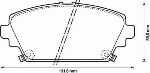 Jurid 572429J-AS - Гальмівні колодки, дискові гальма avtolavka.club