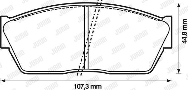 Jurid 572180J - Гальмівні колодки, дискові гальма avtolavka.club