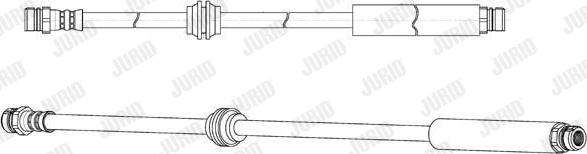 Jurid 173184J - Гальмівний шланг avtolavka.club