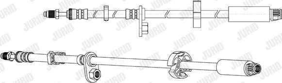 Jurid 173175J - Гальмівний шланг avtolavka.club