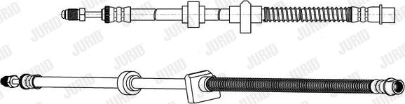 Jurid 173305J - Гальмівний шланг avtolavka.club