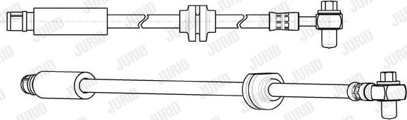 Jurid 173216J - Гальмівний шланг avtolavka.club