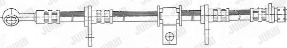 Jurid 172676J - Гальмівний шланг avtolavka.club