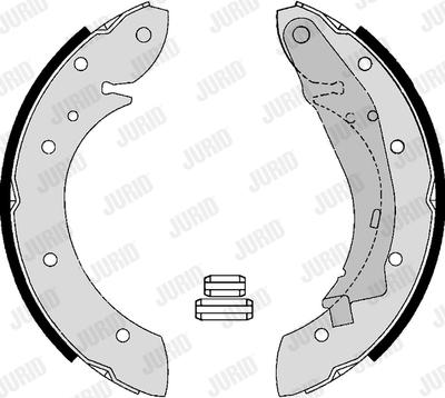 Jurid 362613J - Комплект гальм, барабанний механізм avtolavka.club