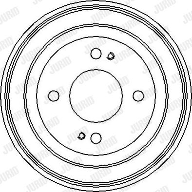 Jurid 329060J - Гальмівний барабан avtolavka.club