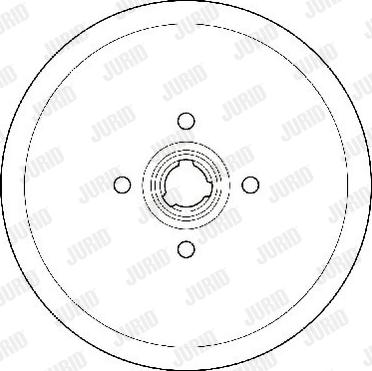 Jurid 329130J - Гальмівний барабан avtolavka.club