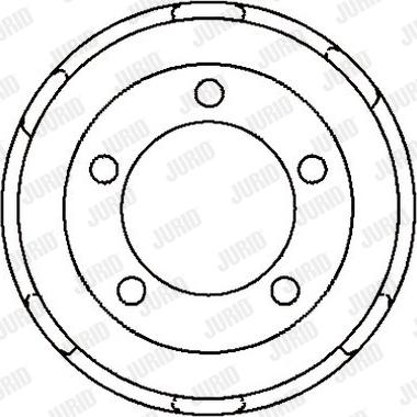 Jurid 329258J - Гальмівний барабан avtolavka.club