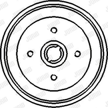 Jurid 329206J - Гальмівний барабан avtolavka.club