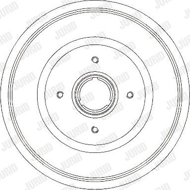 Jurid 329733J - Гальмівний барабан avtolavka.club
