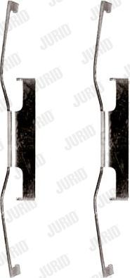 Jurid 792085J - Комплектуючі, колодки дискового гальма avtolavka.club
