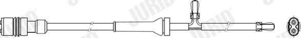 Jurid FWI255 - Сигналізатор, знос гальмівних колодок avtolavka.club