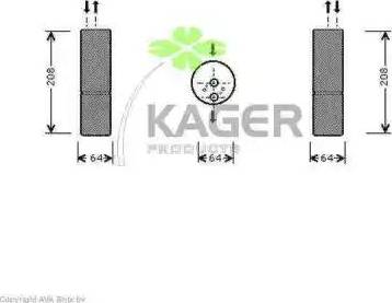 Kager 945221 - Осушувач, кондиціонер avtolavka.club