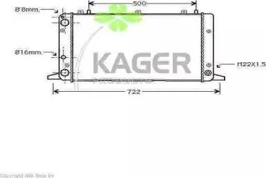 Kager 31-0009 - Радіатор, охолодження двигуна avtolavka.club