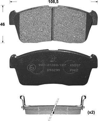 BOSCH BP2691 - Гальмівні колодки, дискові гальма avtolavka.club