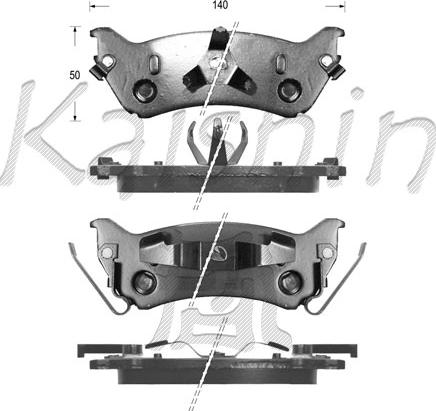 Kaishin FK10032 - Гальмівні колодки, дискові гальма avtolavka.club