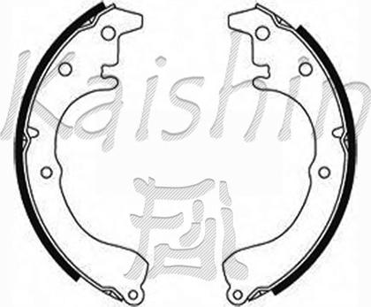 Kaishin K2203 - Комплект гальм, барабанний механізм avtolavka.club
