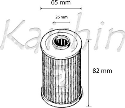 Kaishin O961 - Масляний фільтр avtolavka.club