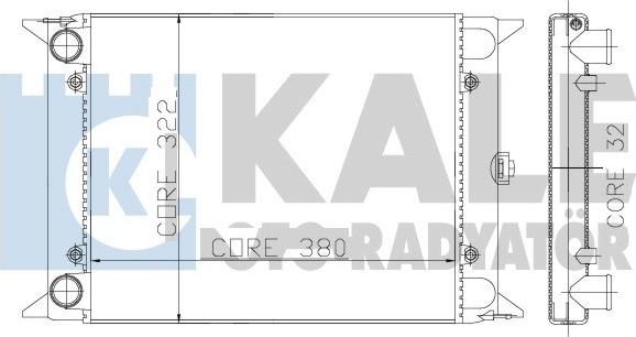 KALE OTO RADYATÖR 138700 - Радіатор, охолодження двигуна avtolavka.club