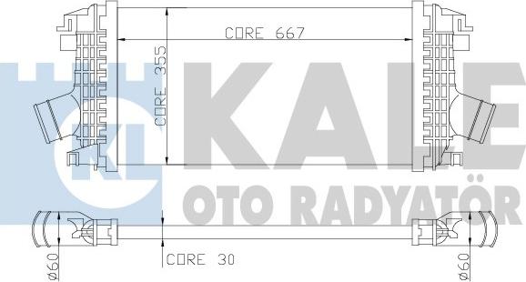 KALE OTO RADYATÖR 344900 - Интеркулер avtolavka.club