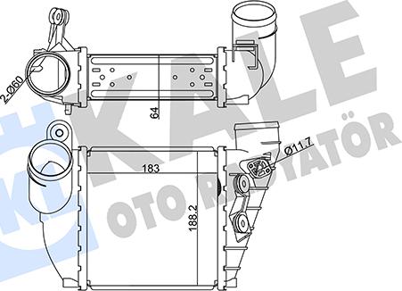 KALE OTO RADYATÖR 344790 - Интеркулер avtolavka.club