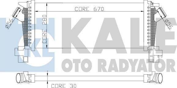 KALE OTO RADYATÖR 344700 - Интеркулер avtolavka.club