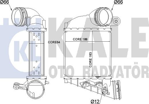 KALE OTO RADYATÖR 344770 - Интеркулер avtolavka.club