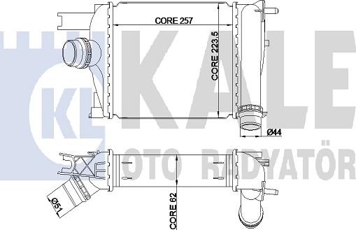 KALE OTO RADYATÖR 345115 - Интеркулер avtolavka.club