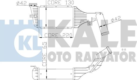 KALE OTO RADYATÖR 345200 - Интеркулер avtolavka.club