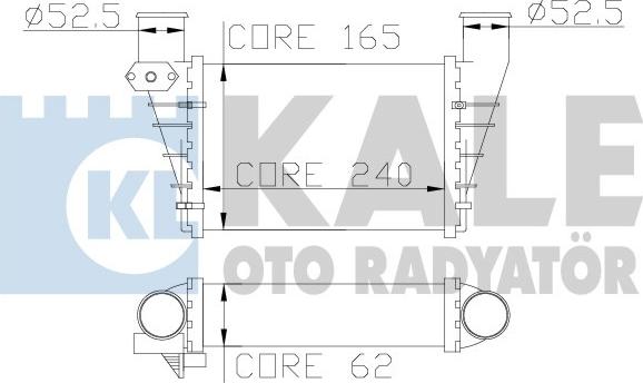 KALE OTO RADYATÖR 341900 - Интеркулер avtolavka.club