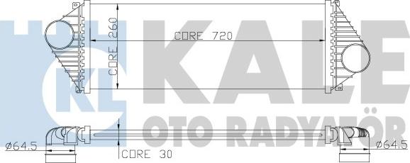 KALE OTO RADYATÖR 343200 - Интеркулер avtolavka.club