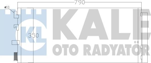 KALE OTO RADYATÖR 342560 - Конденсатор, кондиціонер avtolavka.club