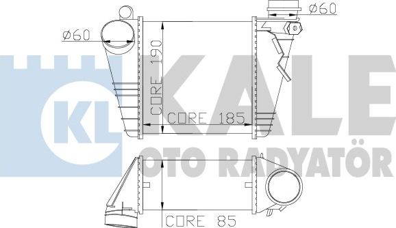 KALE OTO RADYATÖR 342000 - Интеркулер avtolavka.club