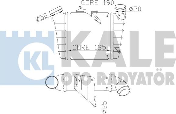 KALE OTO RADYATÖR 342300 - Интеркулер avtolavka.club