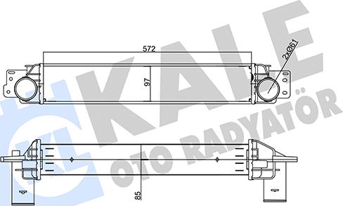 KALE OTO RADYATÖR 356235 - Интеркулер avtolavka.club