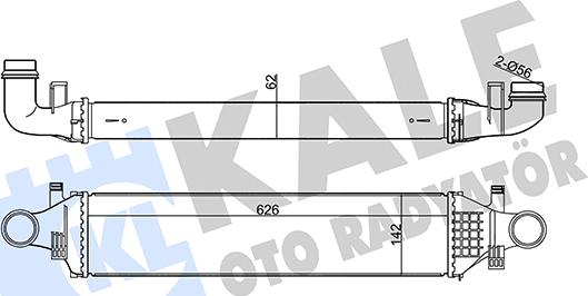 KALE OTO RADYATÖR 350895 - Интеркулер avtolavka.club