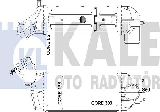 KALE OTO RADYATÖR 350815 - Интеркулер avtolavka.club