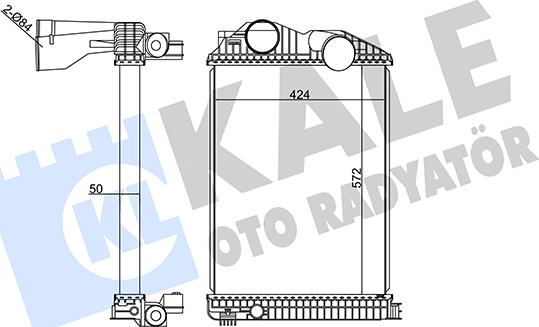 KALE OTO RADYATÖR 350315 - Интеркулер avtolavka.club