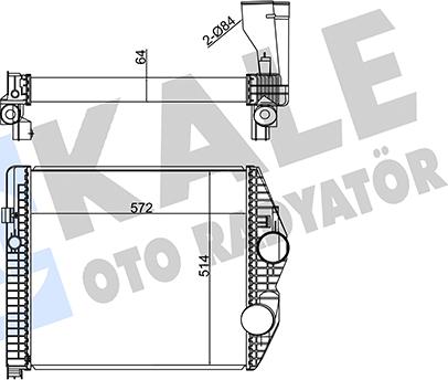 KALE OTO RADYATÖR 350310 - Интеркулер avtolavka.club