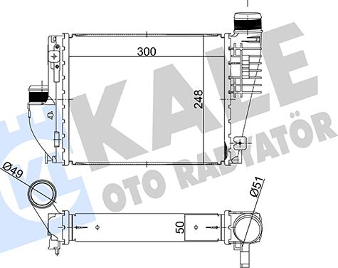 KALE OTO RADYATÖR 358705 - Интеркулер avtolavka.club