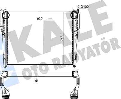 KALE OTO RADYATÖR 352880 - Интеркулер avtolavka.club