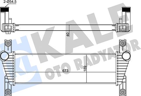 KALE OTO RADYATÖR 352325 - Интеркулер avtolavka.club