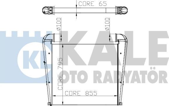 KALE OTO RADYATÖR 251400 - Интеркулер avtolavka.club