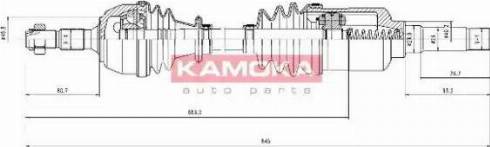 Kamoka CT1138906 - Приводний вал avtolavka.club