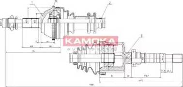 Kamoka CT1138914 - Приводний вал avtolavka.club