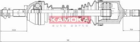 Kamoka CT1138913 - Приводний вал avtolavka.club