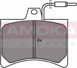 Kamoka JQ101506 - Гальмівні колодки, дискові гальма avtolavka.club