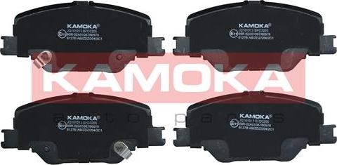 Kamoka JQ101013 - Гальмівні колодки, дискові гальма avtolavka.club