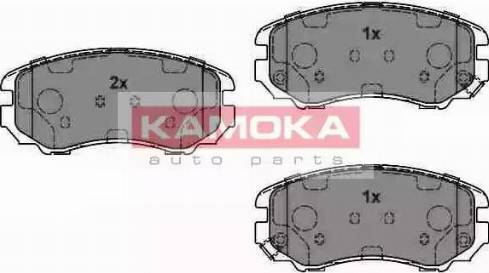 Kamoka JQ101142 - Гальмівні колодки, дискові гальма avtolavka.club