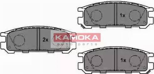 Kamoka JQ1011580 - Гальмівні колодки, дискові гальма avtolavka.club